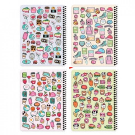 Wire Notebook Square KESKIN 100 Sheets A4 Sweet Fun