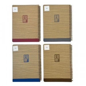 Wire Notebook Square KESKIN 100 Sheets A4 Deco Kraft