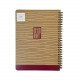 Wire Notebook Lined KESKIN 100 Sheets B5 Deco Kraft Wire Notebook Lined KESKIN 100 Sheets B5 Deco Kraft