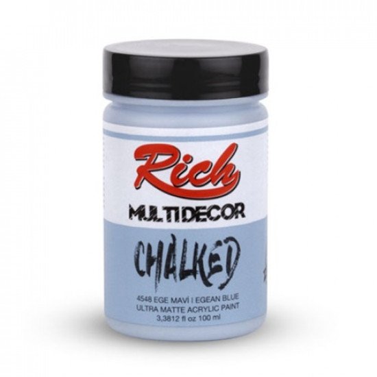 Multi Decor Chalked Paint Aegean Blue 4548 RICH 250 ml Multi Decor Chalked Paint Aegean Blue 4548 RICH 250 ml