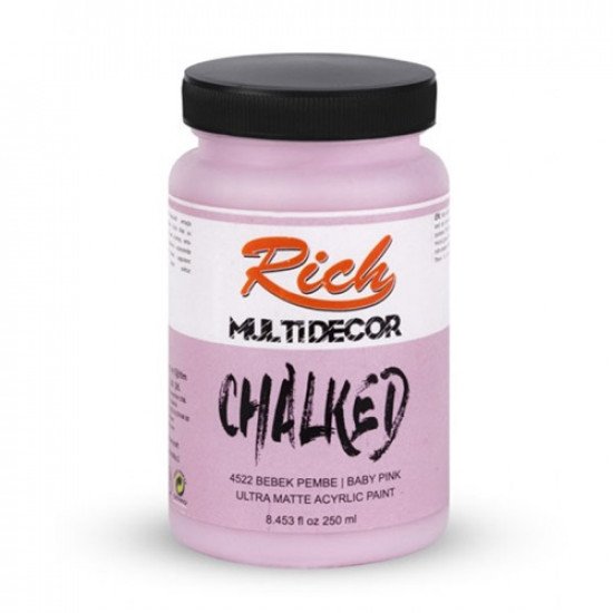 Multi Decor Chalked Paint Pink 4522 RICH 250 ml