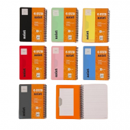 Lined Notebook 6 Subjects 180 Sheets KESKIN B5 Several Colors
