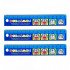 Doraemon Blue Plastic Ruler 15 cm 3 Pieces Doraemon Blue Plastic Ruler 15 cm 3 Pieces