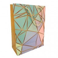 كيس هدايا ورق 32x25x11 سم خطوط هندسية كيس هدايا ورق 32x25x11 سم خطوط هندسية