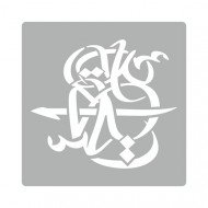 استنسل للأعمال الفنية  23×29سم ايزومارس شكل 9