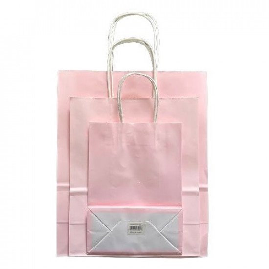 Light Pink Paper Gift Bag, Several Sizes Light Pink Paper Gift Bag, Several Sizes