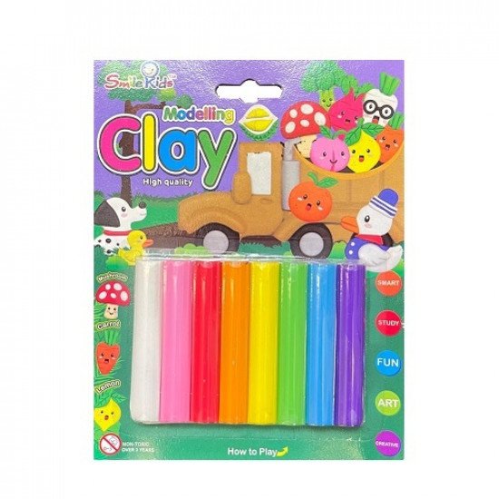 Clay 8 Colours SMIL KIDIS Clay 8 Colours SMIL KIDIS