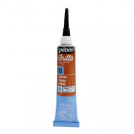  Gutta Silk Color Liner PEBEO 010 Copper 20 ml