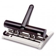 Large Paper Punch, 4 Moving Holes, 30 Sheets Novus