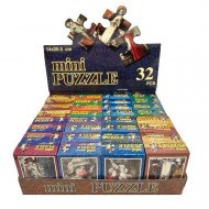 Puzzle Carton 32 Mini Boxes Assorted Children's Characters Puzzle Carton 32 Mini Boxes Assorted Children's Characters