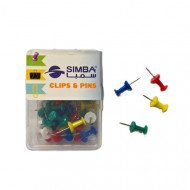 Push Pins SIMBA Multicolored  