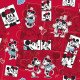 Disney Gift Wrapping Paper 2m x 70cm Mickey and Minnie Red