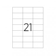 Office Label TANEX 21 Labels White 70×43.42 ml