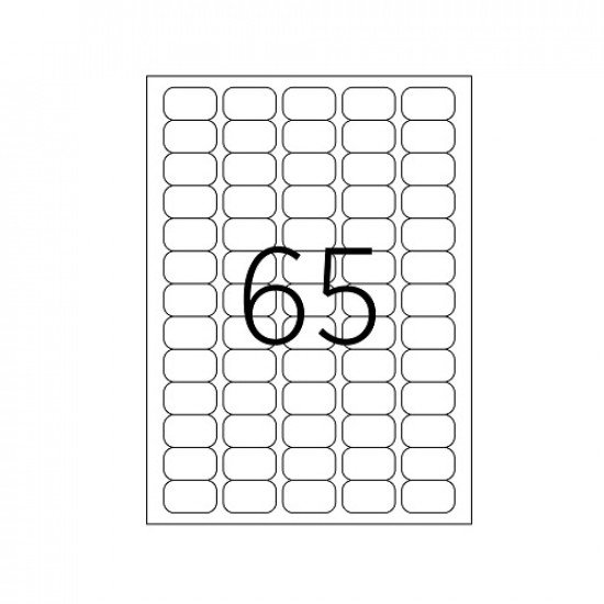 Office Label TANEX 65 Labels White 21.2×38.1 ml