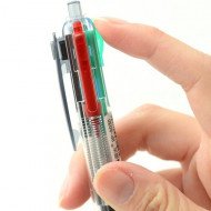  Press Pen 4 in 1 Transparent