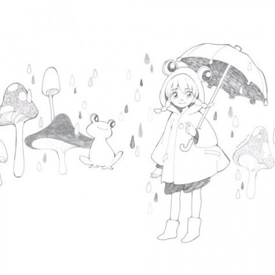 SAKURA PIGMA Micron 6 Fineliners+2 Brush Pens, Two Shades of Black, Manga Set