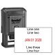 Self-Inking Stamp 6 Lines With English Date 50×30 mm TRODAT