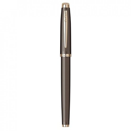 Ballpoint Pen SCRIKSS Brown Matte Chrome With Cap Oscar 39 Blue Ink Ballpoint Pen SCRIKSS Brown Matte Chrome With Cap Oscar 39 Blue Ink