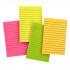 Stick Notes Neon lined 101x152 mm 5 Colors Stick Notes Neon lined 101x152 mm 5 Colors