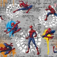 Marvel Gift Wrapping Paper 2m x 70cm Spiderman Grey