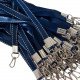 Card Holder Rope Blue Embroidered White Thread Iron Hanger Card Holder Rope Blue Embroidered White Thread Iron Hanger