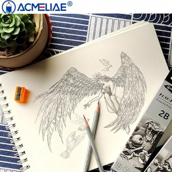Sketchbook for Pencils and Charcoal A3 30 Sheets 150 gr ACMELIAE Sketchbook for Pencils and Charcoal A3 30 Sheets 150 gr ACMELIAE