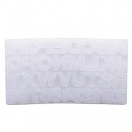 Silicone Mold English Letters and Numbers Graffiti