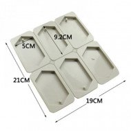 Medals Silicone Mold Piece 6 Molds Graffiti