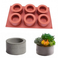 Medals Silicone 6 Modern Plant Pots Graffiti