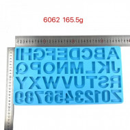 Silicone Mold English Letters and Numbers Graffiti