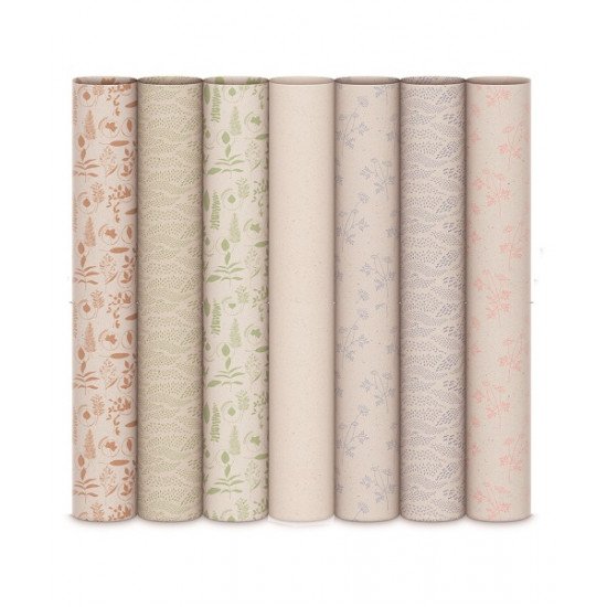 Herbal Gift Wrapping Paper 2m x 70cm Green inscriptions Herbal Gift Wrapping Paper 2m x 70cm Green inscriptions