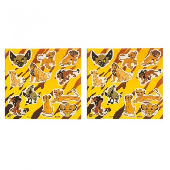 The Lion King Stickers 2 Pieces The Lion King Stickers 2 Pieces