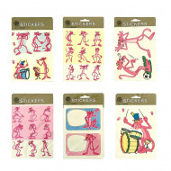 Pink Panther Stickers 18 Piece Assorted
