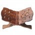 Wooden Engraved Floor Quran Stand, Large Size 18 Inches