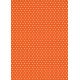 Gift Wrapping Paper White Dot, 1m x 70 cm, Orange Gift Wrapping Paper White Dot, 1m x 70 cm, Orange