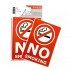 Sticker Paper Signboard TANEX No Smoking 