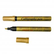 Calligraphy Pen 1.0-5.0mm Chisel GS-106C YOKEN Gold