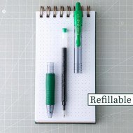 Pilot G2 Retractable Roller Ball Pen, 0.7 mm, Green