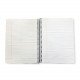 Wire Notebook English KESKIN 100 Sheets B5 Rainbow Wavy