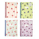 Wire Notebook English KESKIN 100 Sheets B5 Berries Design