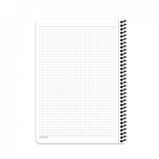 Wire Notebook Squares KESKIN 100 Sheets B5 Nature