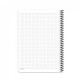 Wire Notebook Squares KESKIN 100 Sheets B5 Nature