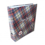 ملف افرنجي كاروهات Pepe Jeans بسكيت A4 ملف افرنجي كاروهات Pepe Jeans بسكيت A4