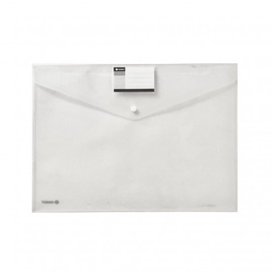 A3 Snap Lock Document Folder Plastic SIMBA Transparent