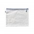 A4 Document Folder with Zipper Plastic Transparent Mesh