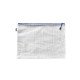 A5 Document Folder with Zipper Plastic Transparent Mesh