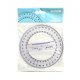 Circular Protractor 360° degree Transparent 12 cm Diameter COKAI Circular Protractor 360° degree Transparent 12 cm Diameter COKAI