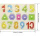 Educational Wooden Children's Toy English Numbers And Geometric Shapes