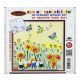 3D Ceramic Painting Set Flowers And Butterflies ARTEBELLA 20 x 20cm