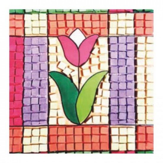 Ceramic Mosaic Set Tulip Rose ARTEBELLA 20*20 cm Ceramic Mosaic Set Tulip Rose ARTEBELLA 20*20 cm